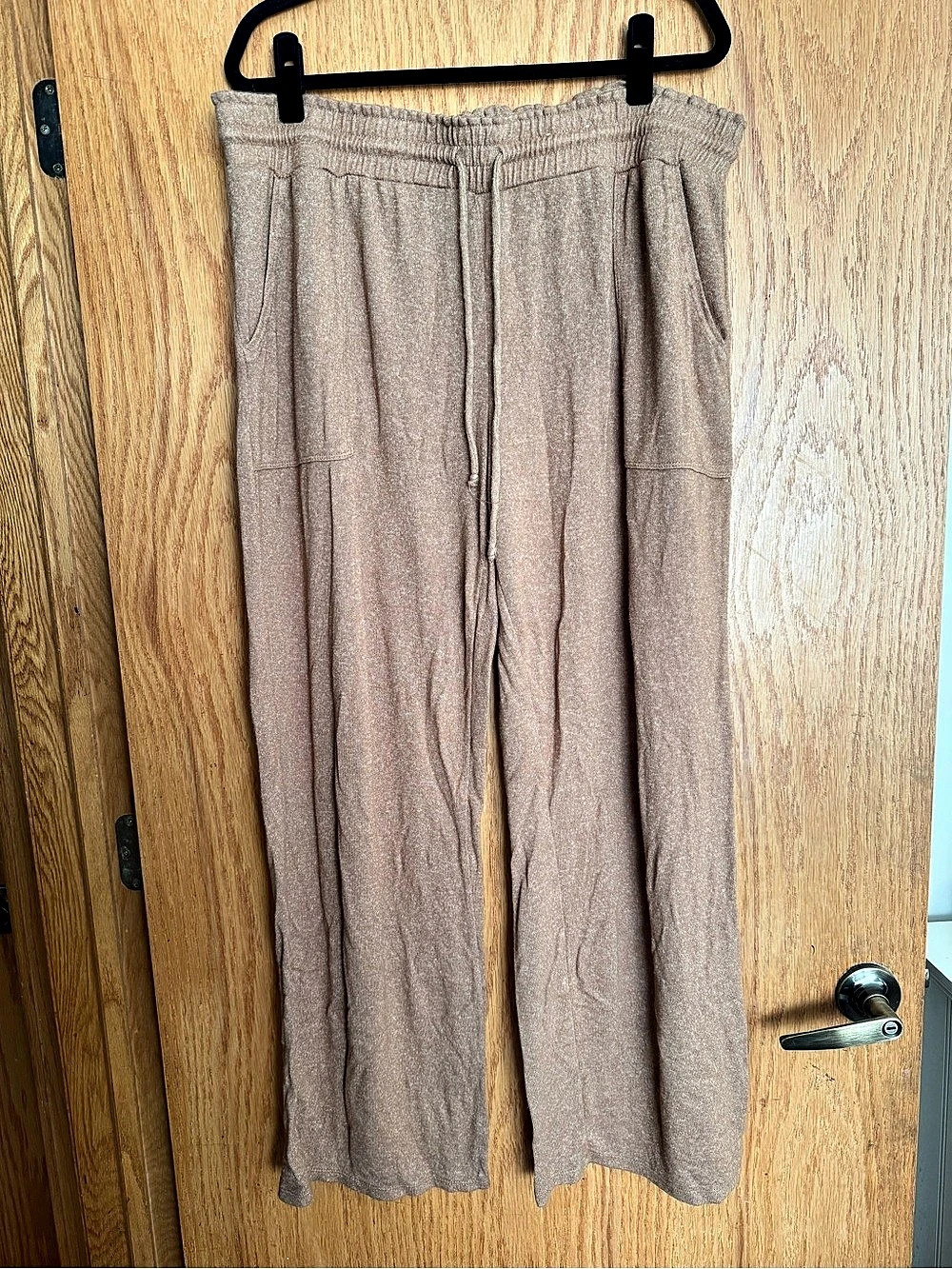 Stars Above Wide Leg Lounge Pants Brown XXL